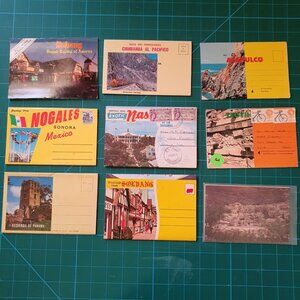 Post Cards Booklets from the 1960's x9